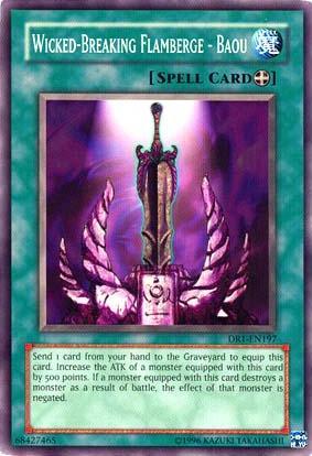 Wicked-Breaking Flamberge - Baou [DR1-EN197] Common - Josh's Cards
