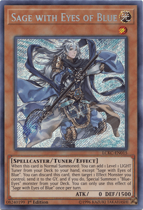 Sage with Eyes of Blue [LCKC-EN015] Secret Rare - Josh's Cards