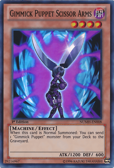 Gimmick Puppet Scissor Arms [NUMH-EN008] Super Rare - Josh's Cards