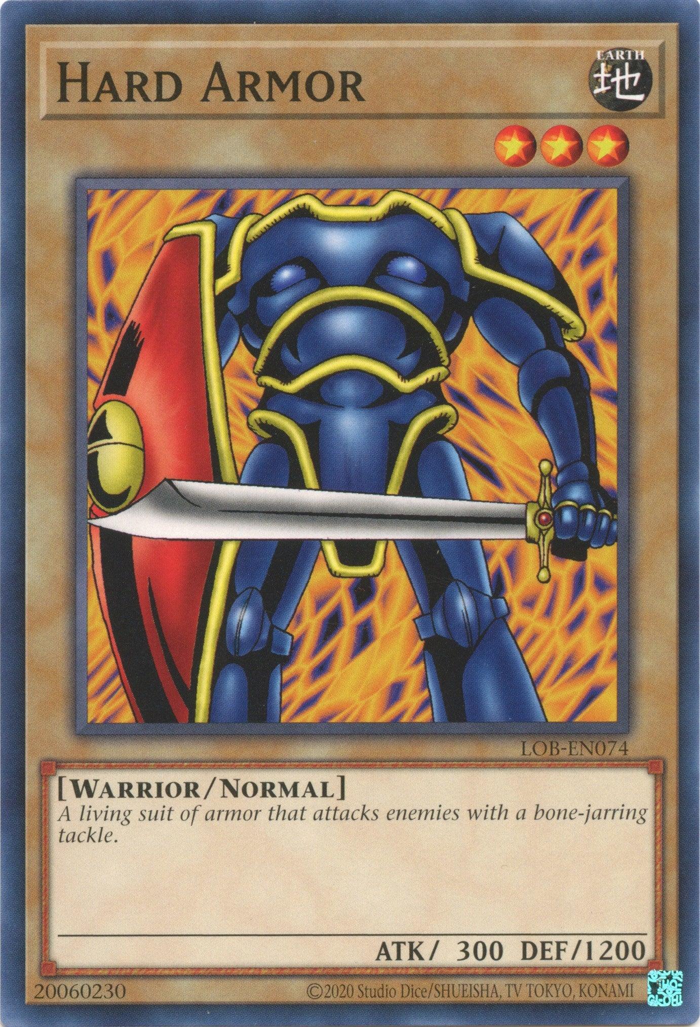 Hard Armor (25th Anniversary) [LOB-EN074] Common - Josh's Cards