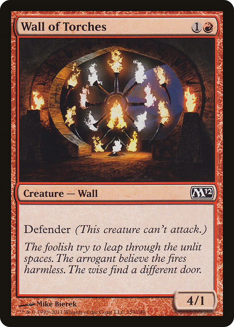 Wall of Torches (M12-159) - Magic 2012 Foil