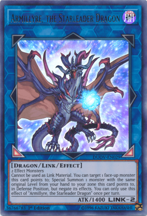 Armillyre, the Starleader Dragon [DUOV-EN029] Ultra Rare - Josh's Cards