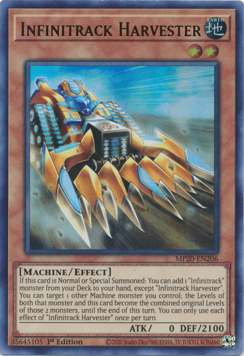 Infinitrack Harvester [MP20-EN206] Ultra Rare - Josh's Cards