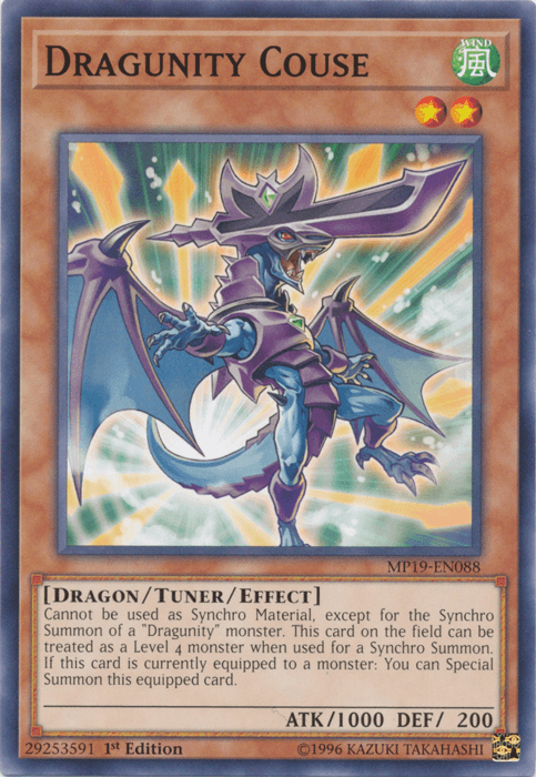 Dragunity Couse [MP19-EN088] Common - Josh's Cards