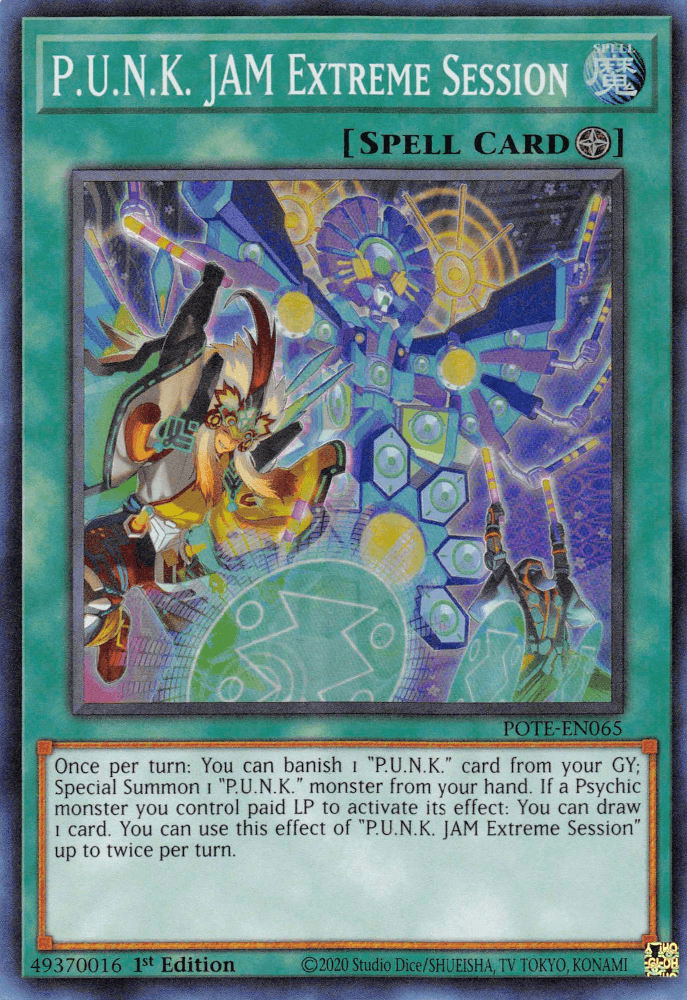 P.U.N.K. JAM Extreme Session [POTE-EN065] Super Rare - Josh's Cards