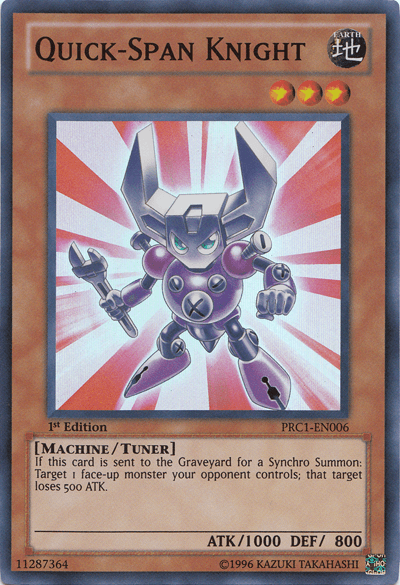 Quick-Span Knight [PRC1-EN006] Super Rare - Josh's Cards