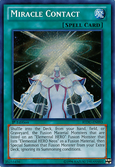Miracle Contact [REDU-EN093] Secret Rare - Josh's Cards