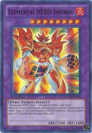 Elemental HERO Inferno [LCGX-EN076] Super Rare - Josh's Cards