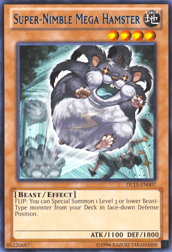 Super-Nimble Mega Hamster (Blue) [DL15-EN007] Rare - Josh's Cards