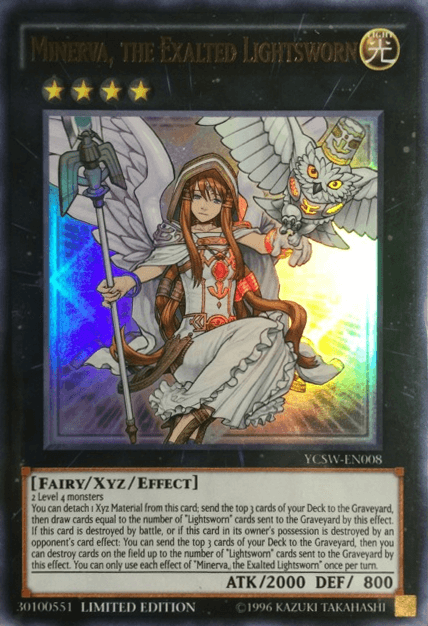 Minerva, the Exalted Lightsworn [YCSW-EN008] Ultra Rare - Josh's Cards