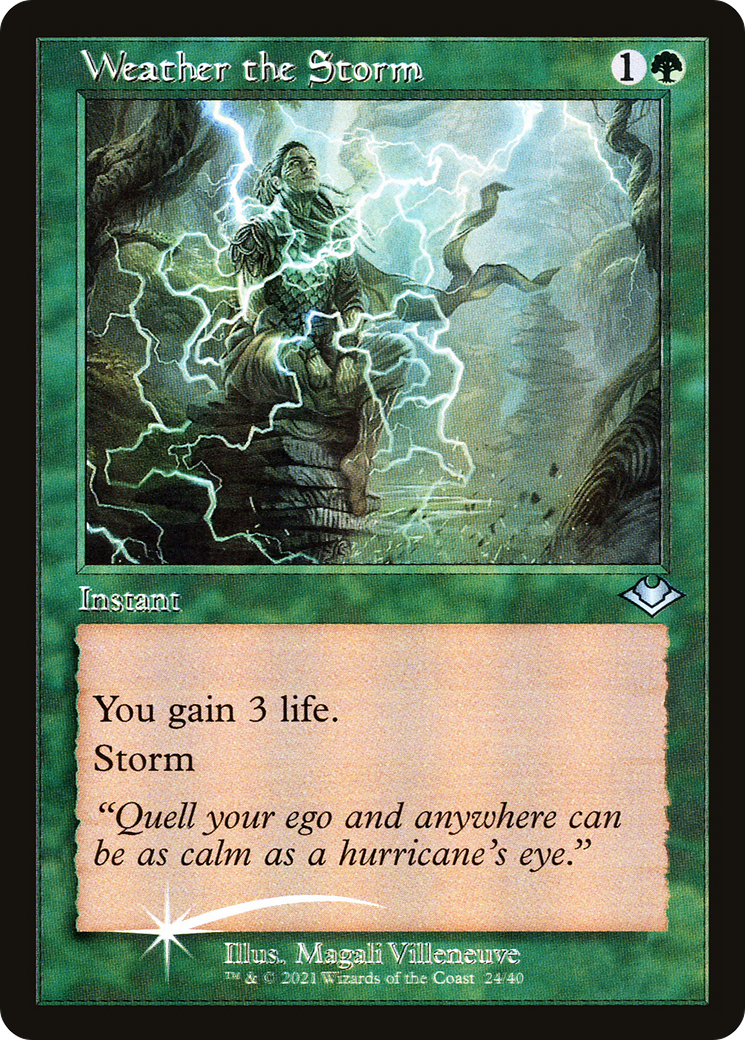 Weather the Storm (MH1-024) - Modern Horizons 1 Timeshifts Foil