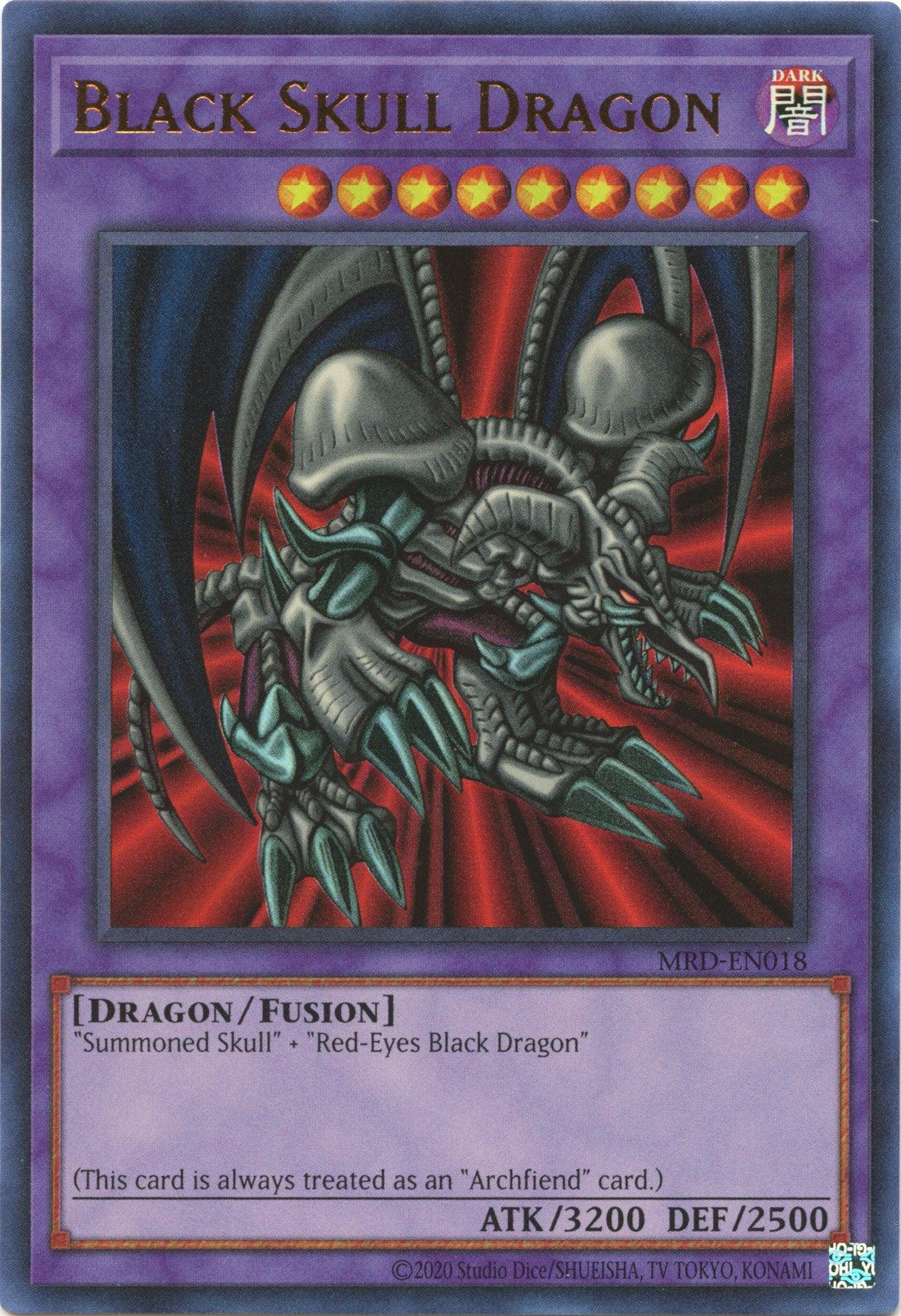 Black Skull Dragon (25th Anniversary) [MRD-EN018] Ultra Rare - Josh's Cards