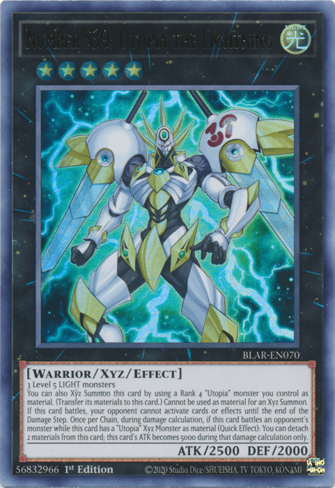 Number S39: Utopia the Lightning [BLAR-EN070] Ultra Rare - Josh's Cards