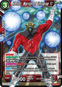 Kettol, Warrior of Universe 11 (BT14-025) [Cross Spirits] Parallel Foil