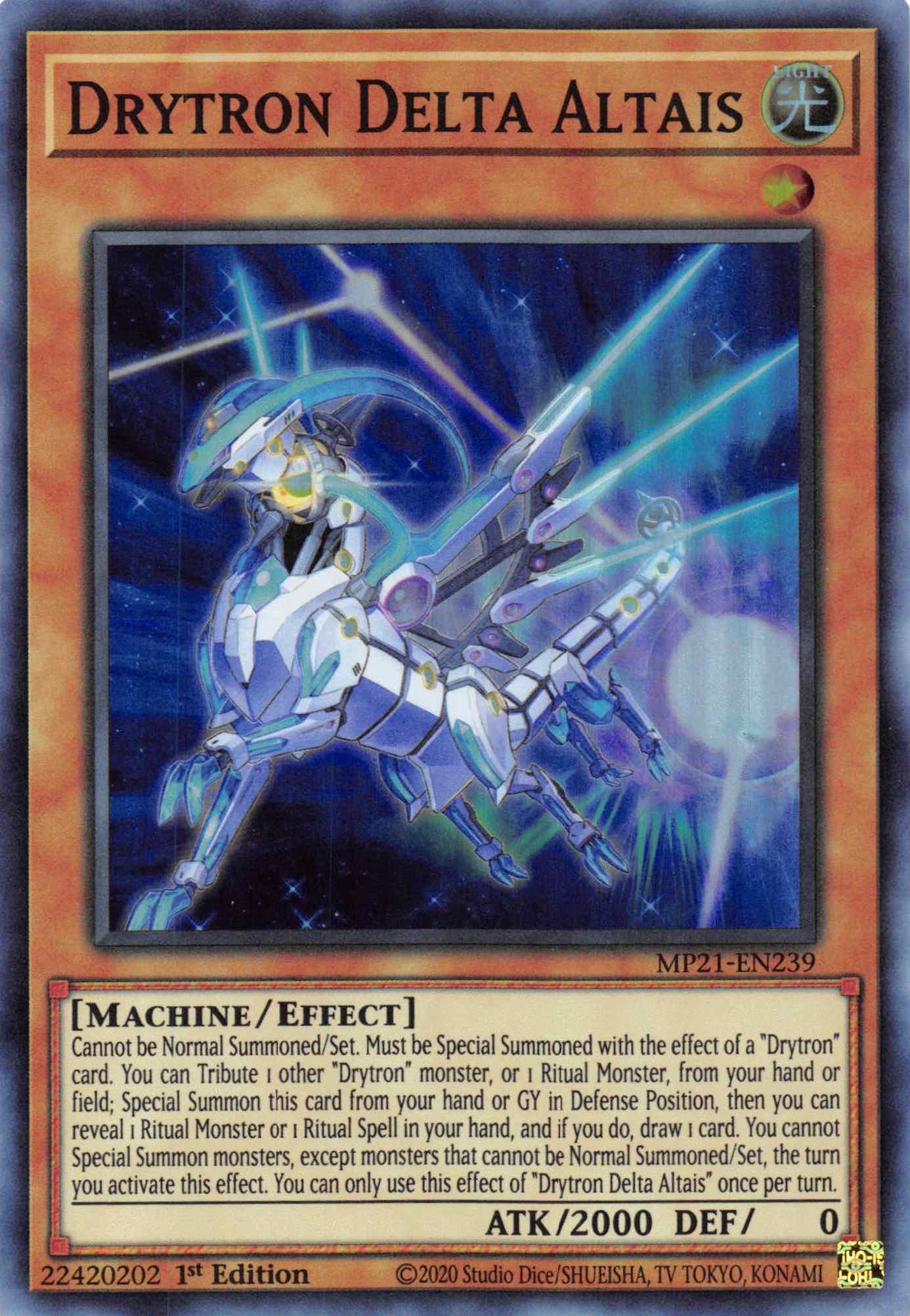 Drytron Delta Altais [MP21-EN239] Super Rare - Josh's Cards