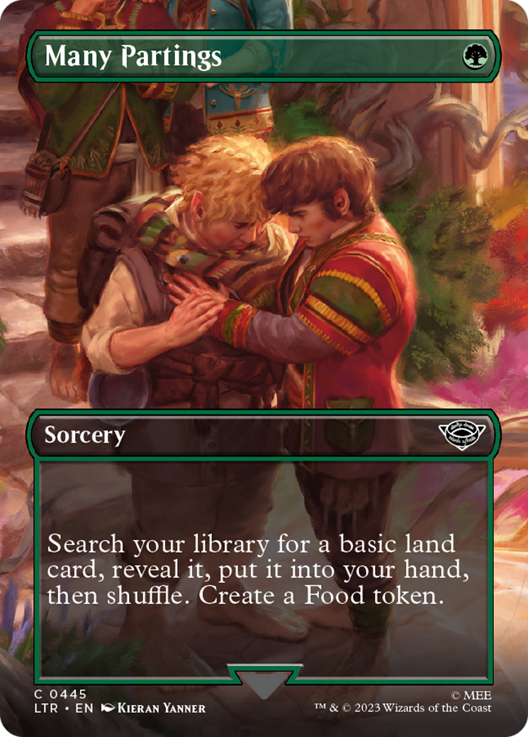 Many Partings (LTR-445) - The Lord of the Rings: Tales of Middle-earth (Borderless) Foil