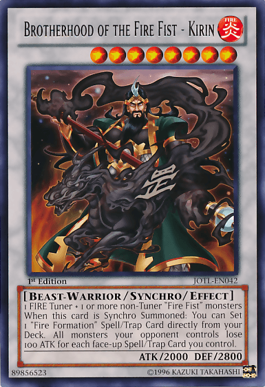 Brotherhood of the Fire Fist - Kirin [JOTL-EN042] Rare - Josh's Cards