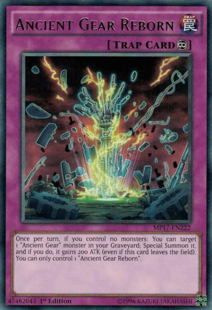 Ancient Gear Reborn [MP17-EN222] Rare - Josh's Cards