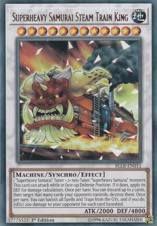 Superheavy Samurai Steam Train King [BLLR-EN011] Ultra Rare - Josh's Cards