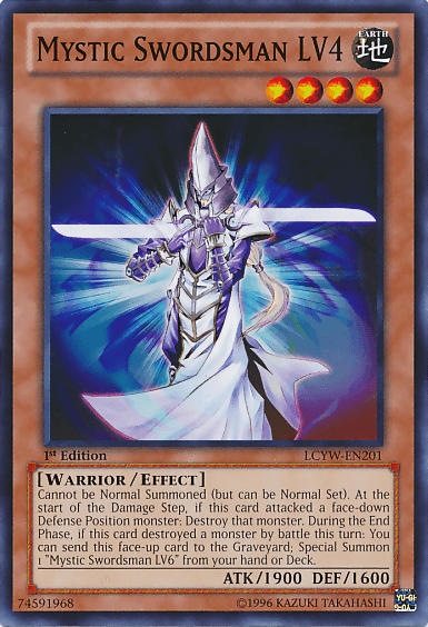 Mystic Swordsman LV4 [LCYW-EN201] Common - Josh's Cards