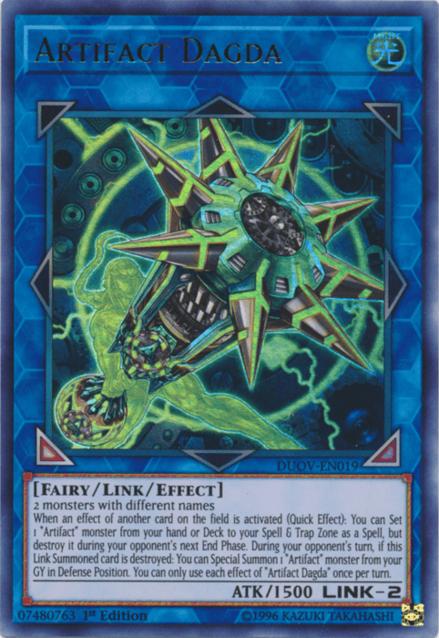 Artifact Dagda [DUOV-EN019] Ultra Rare - Josh's Cards