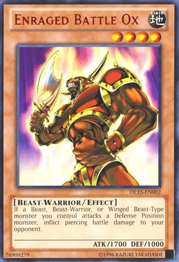 Enraged Battle Ox (Red) [DL15-EN002] Rare - Josh's Cards