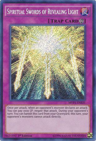 Spiritual Swords of Revealing Light [MVP1-ENS31] Secret Rare - Josh's Cards