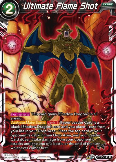 Ultimate Flame Shot (BT15-141) [Saiyan Showdown] Parallel Foil