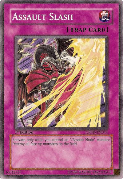 Assault Slash [CRMS-EN074] Common - Josh's Cards
