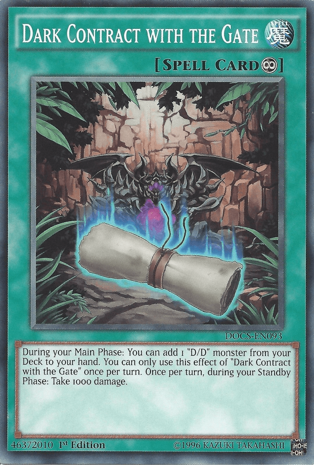 Dark Contract with the Gate [DOCS-EN093] Common - Josh's Cards