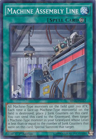Machine Assembly Line [BP03-EN167] Shatterfoil Rare - Josh's Cards
