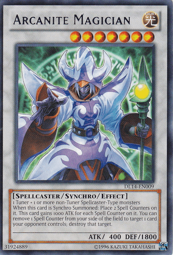 Arcanite Magician (Blue) [DL14-EN009] Rare - Josh's Cards