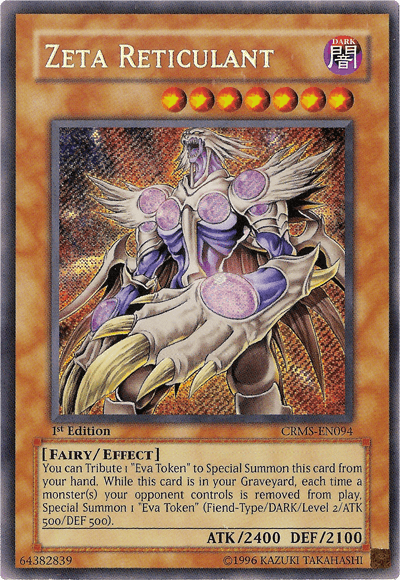 Zeta Reticulant [CRMS-EN094] Secret Rare - Josh's Cards