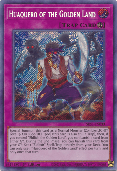 Huaquero of the Golden Land [SESL-EN033] Secret Rare - Josh's Cards