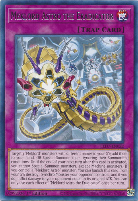 Meklord Astro the Eradicator [LED7-EN022] Rare - Josh's Cards