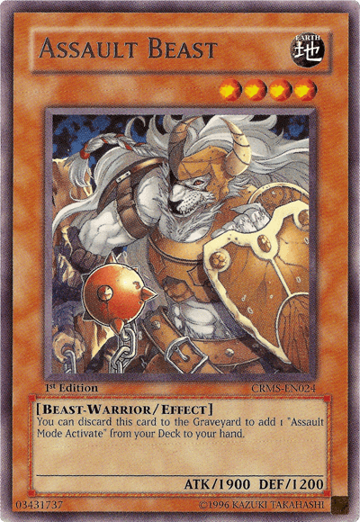 Assault Beast [CRMS-EN024] Rare - Josh's Cards