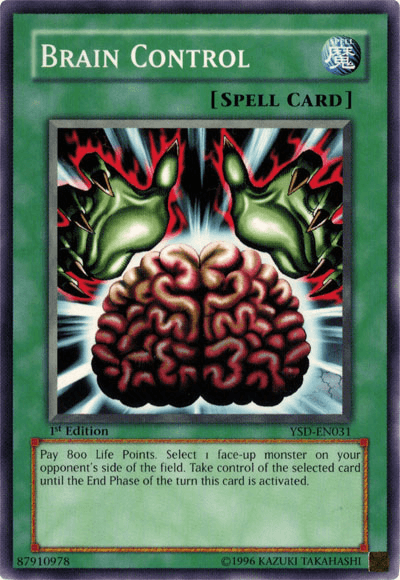 Brain Control [YSD-EN031] Common - Josh's Cards