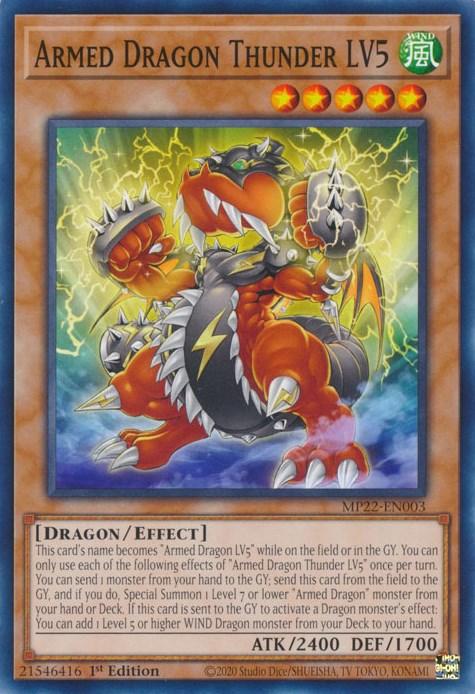 Armed Dragon Thunder LV5 [MP22-EN003] Common - Josh's Cards