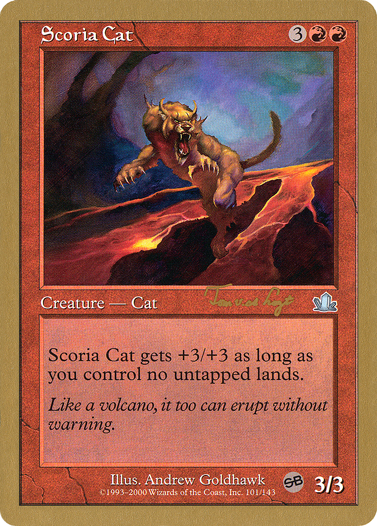 Scoria Cat (WCD-TVDL101SB) - World Championship Decks 2001