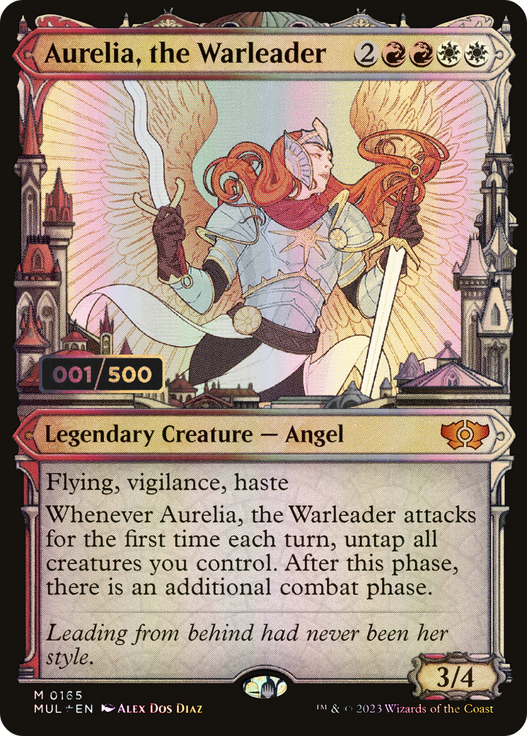 Aurelia, the Warleader (MUL-165) - Multiverse Legends: (Showcase) Foil