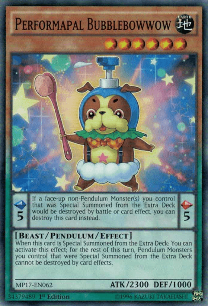 Performapal Bubblebowwow [MP17-EN062] Common - Josh's Cards