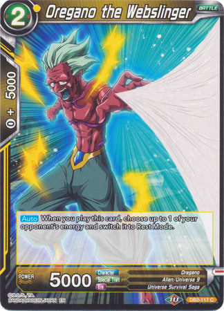 Oregano the Webslinger (DB2-117) [Divine Multiverse] Parallel Foil