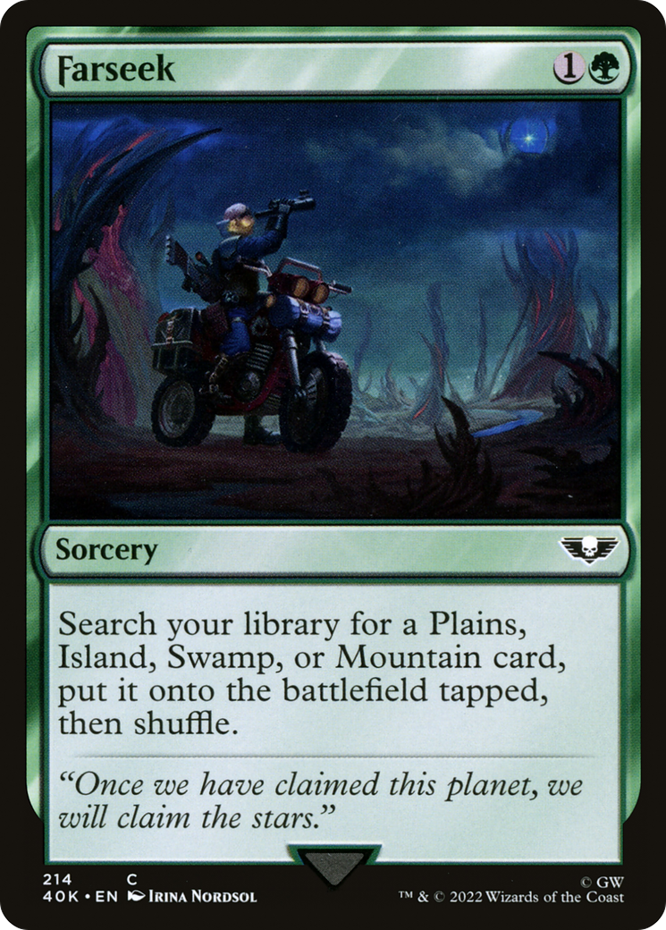 Farseek (40K-214) - Warhammer 40,000 Commander Foil