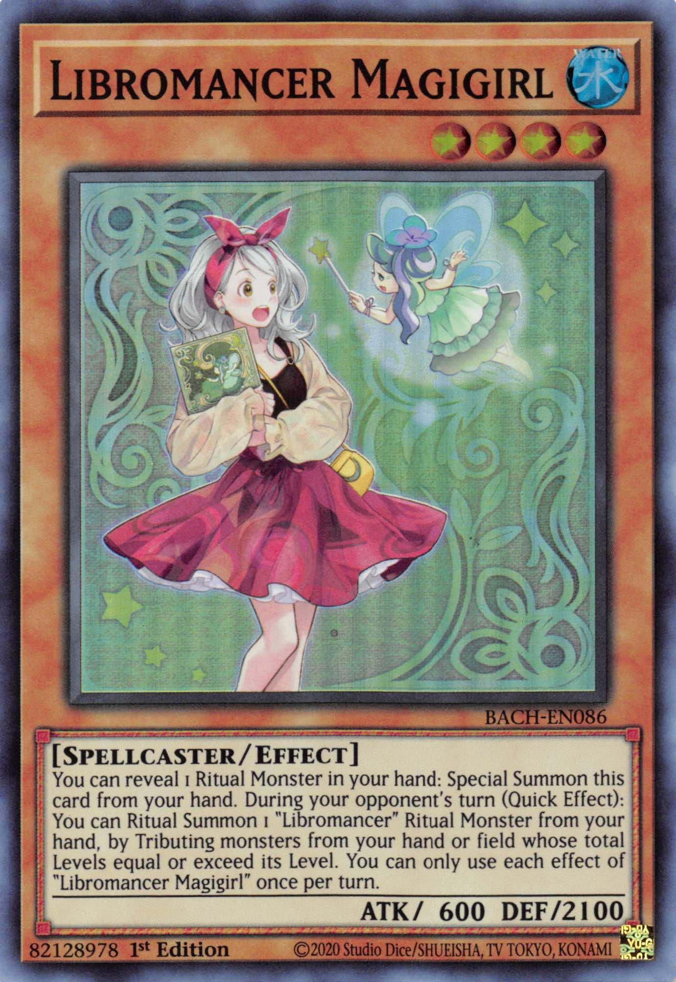 Libromancer Magigirl [BACH-EN086] Super Rare - Josh's Cards