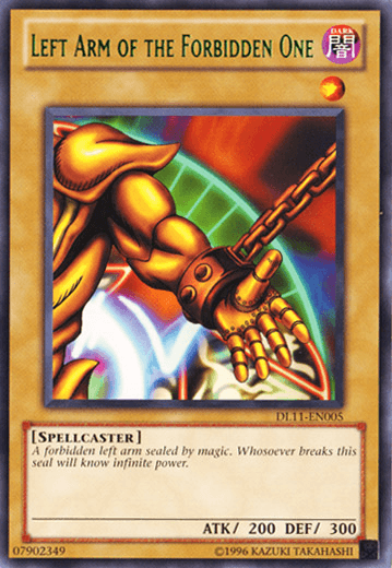 Left Arm of the Forbidden One (Green) [DL11-EN005] Rare - Josh's Cards