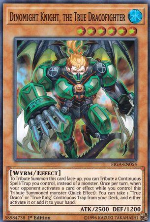 Dinomight Knight, the True Dracofighter [FIGA-EN054] Super Rare - Josh's Cards