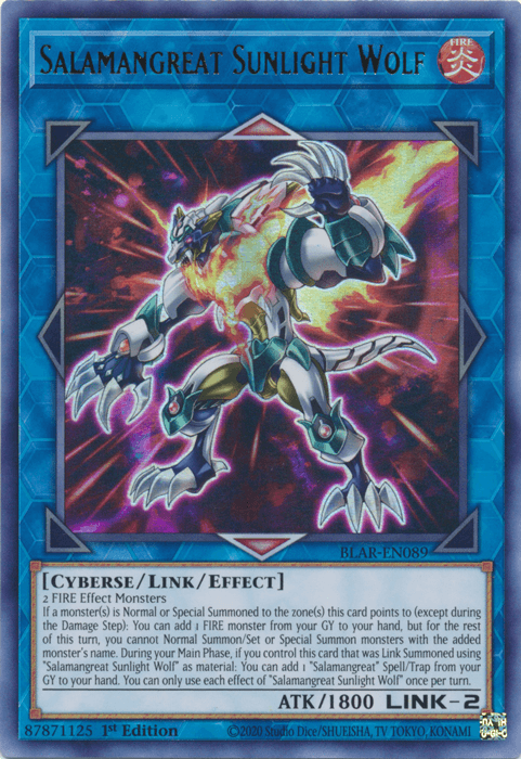 Salamangreat Sunlight Wolf [BLAR-EN089] Ultra Rare - Josh's Cards