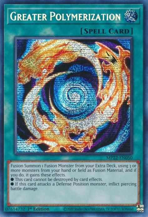 Greater Polymerization [MP22-EN050] Prismatic Secret Rare - Josh's Cards