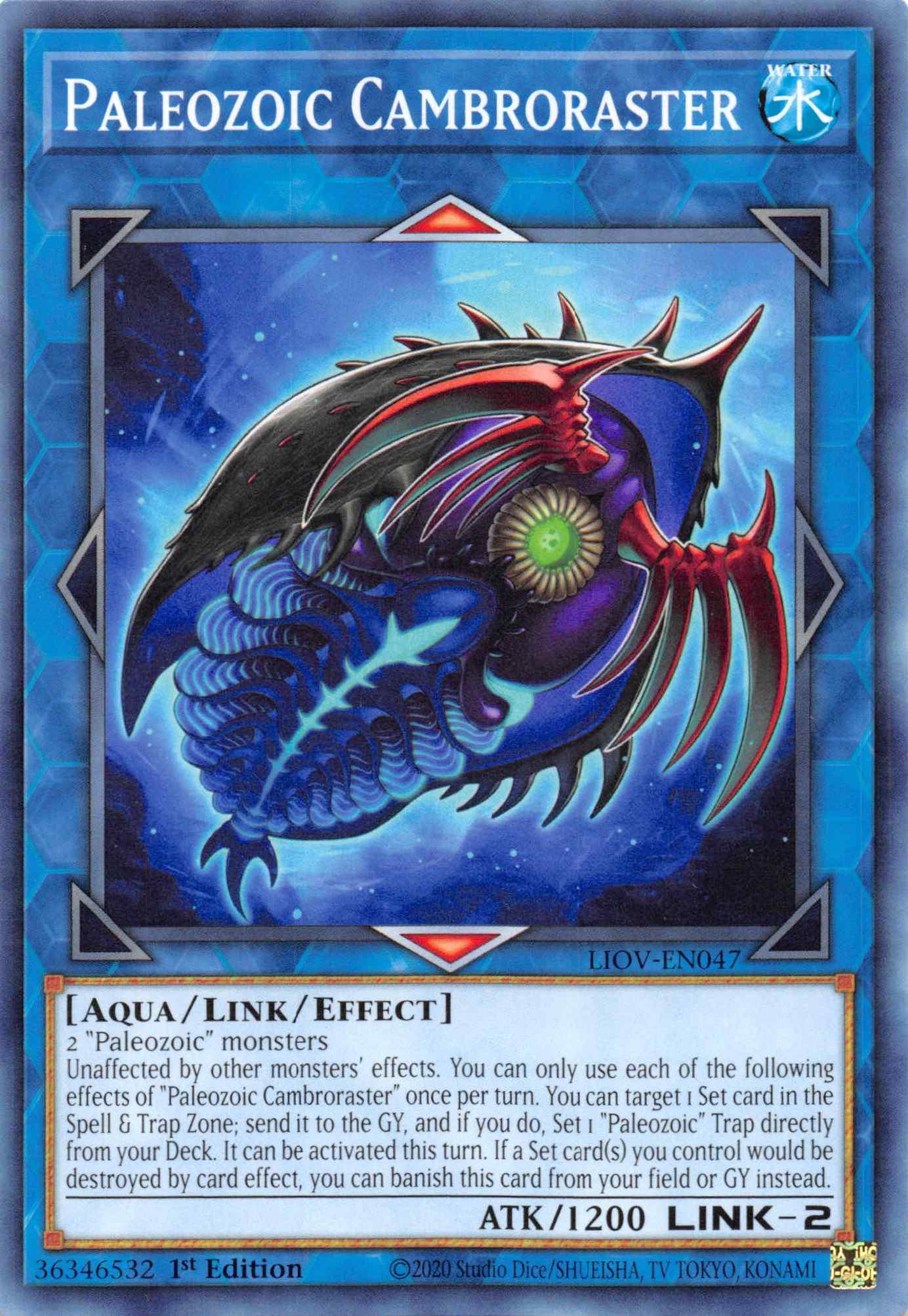 Paleozoic Cambroraster [LIOV-EN047] Common - Josh's Cards