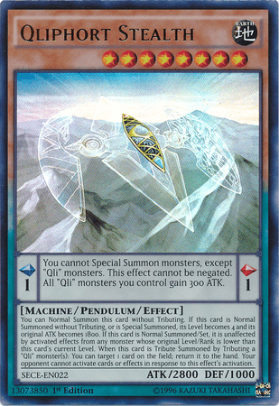 Qliphort Stealth [SECE-EN022] Ultra Rare - Josh's Cards